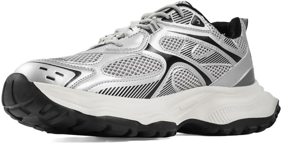 L'Arte Milano Sneakers laag zilver - Foto 5