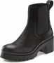 Lascana Chelsea-boots van leer met modieuze blokhak enkellaarsjes - Thumbnail 2