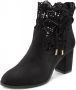 Lascana Highheel-laarsjes met modieuze punt en comfortabele blokhak enkellaars laars - Thumbnail 2