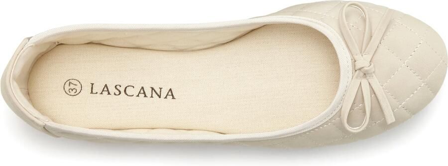 Lascana Ballerina's Slipper instapschoen met strikapplicatie vegan - Foto 5