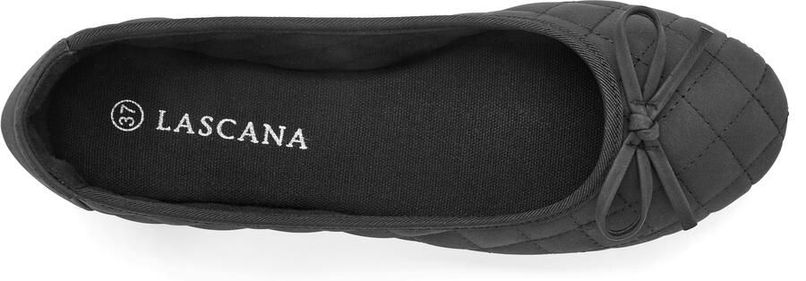 Lascana Ballerina's Slipper instapschoen met strikapplicatie vegan - Foto 5