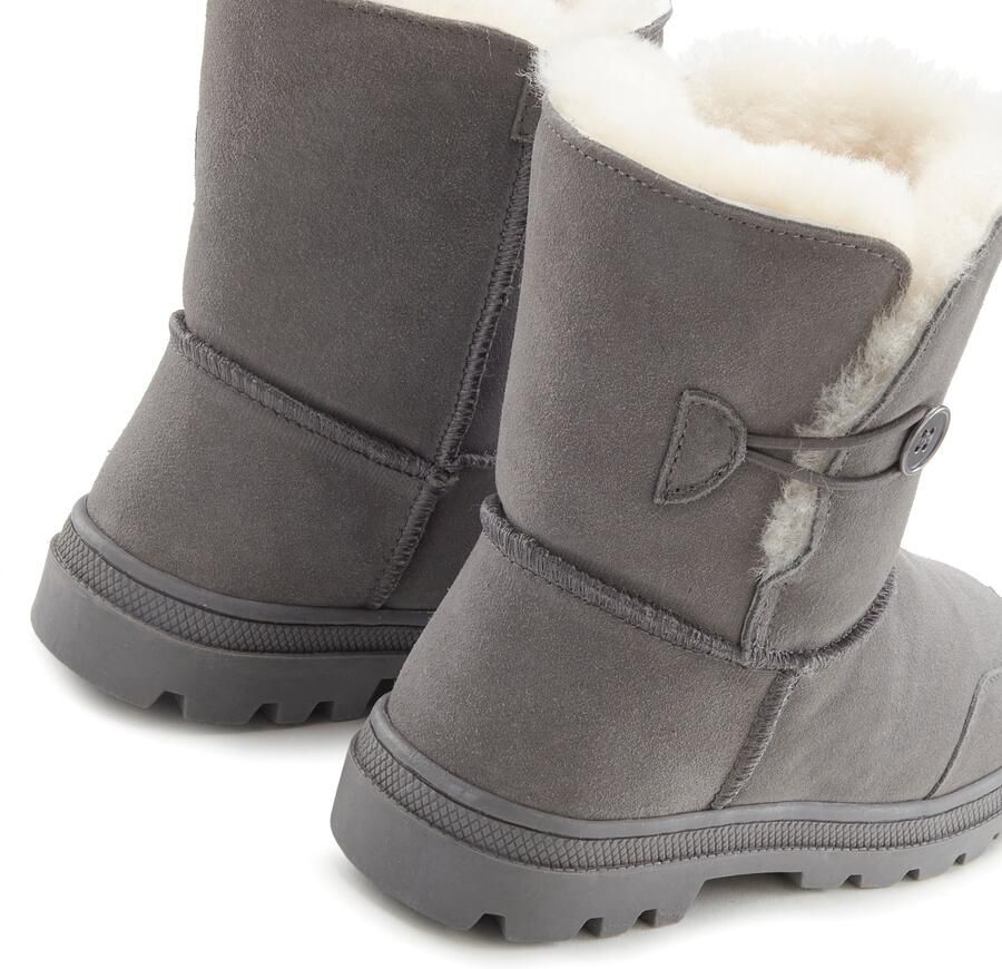 Lascana Winterlaarzen van knuffelig lamsvacht robuuste zool winterlaars snowboots - Foto 3