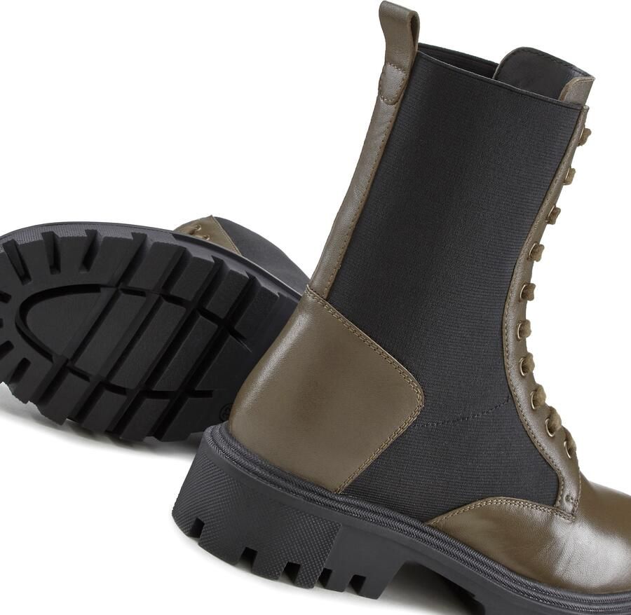 LASCANA Boots olijfgroen zwart - Foto 3