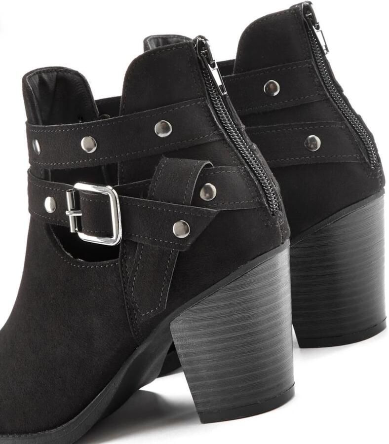 Lascana Cowboy laars Cowboy boots western enkelboots met siergesp VEGAN - Foto 4
