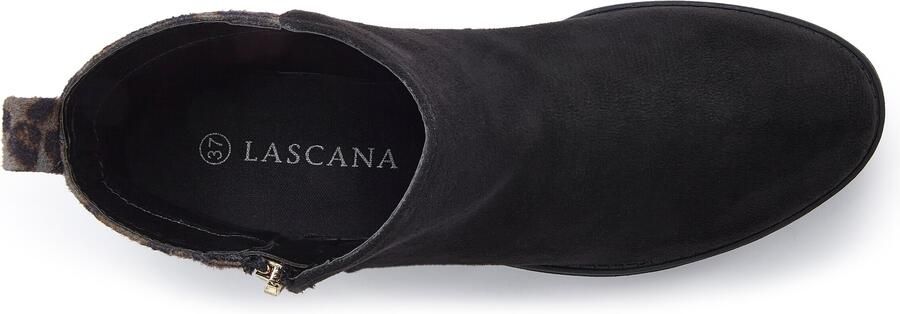 Lascana Laarsjes Ankle boots laarzen met leeuw-print vegan - Foto 6