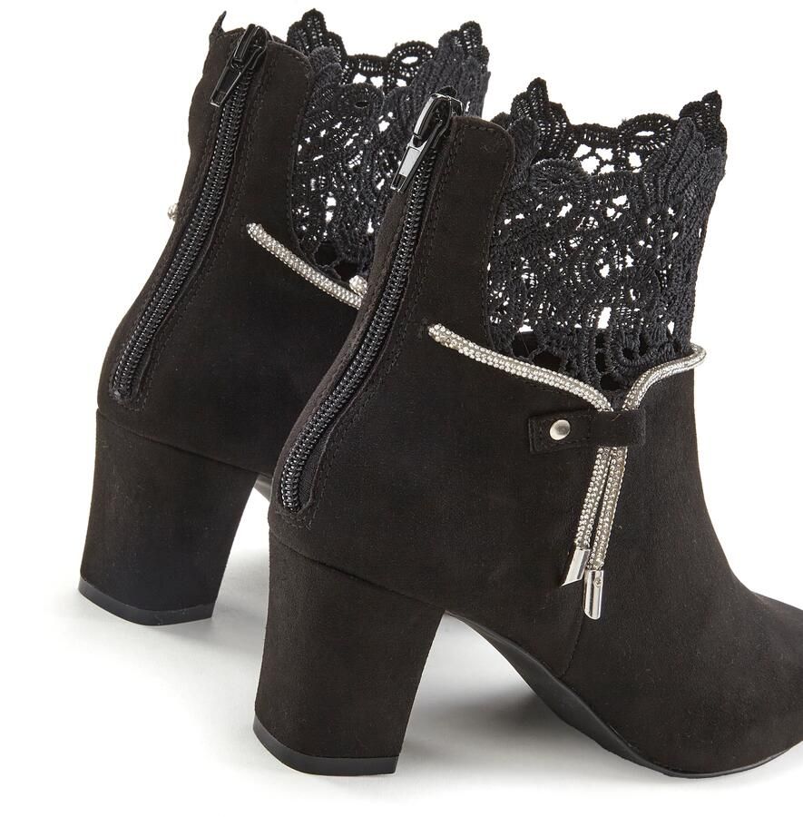 Lascana Laarsjes met elegante kantafwerking laarzen - Foto 3