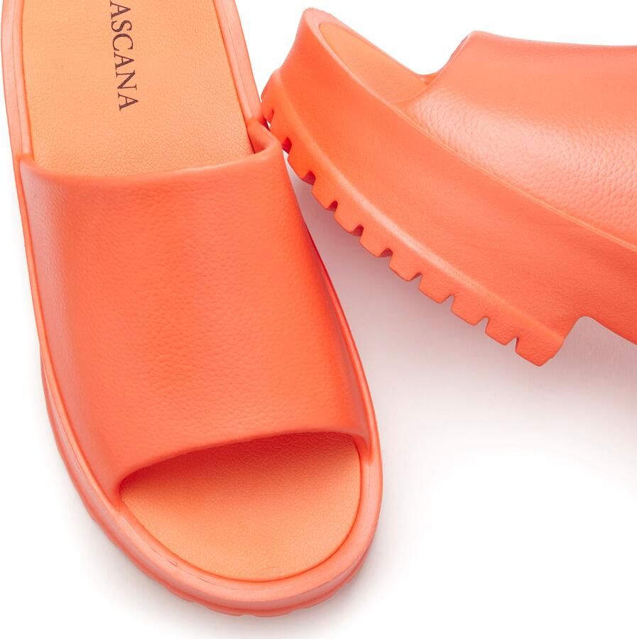 Lascana Slippers Mule sandaal open schoen met plateausool - Foto 2