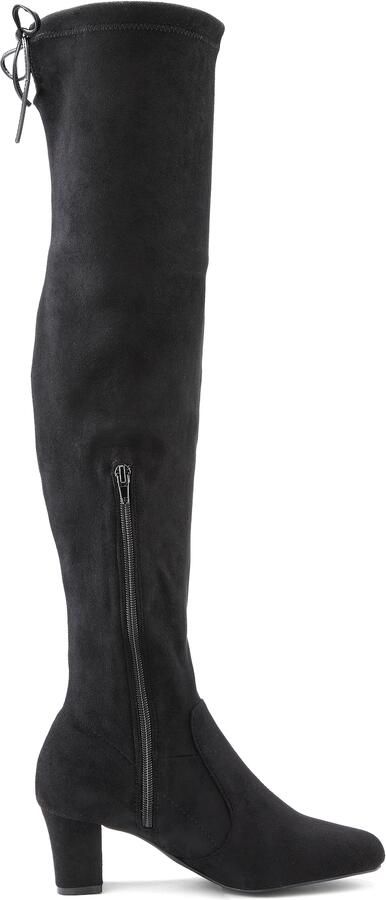 Lascana Overknee-laarzen Slouchy boots lange schacht laarzen instap laars zacht stretchmateriaal - Foto 4