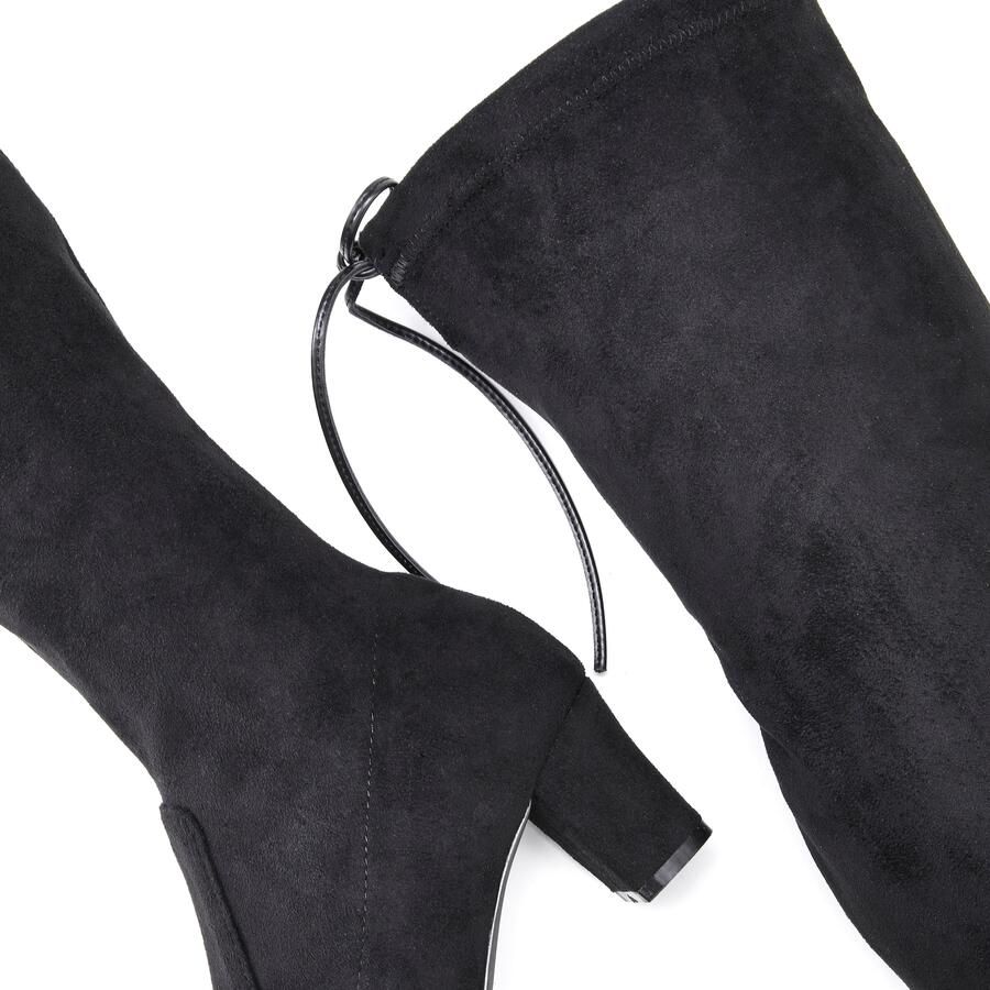 Lascana Overknee-laarzen Slouchy boots lange schacht laarzen instap laars zacht stretchmateriaal - Foto 3