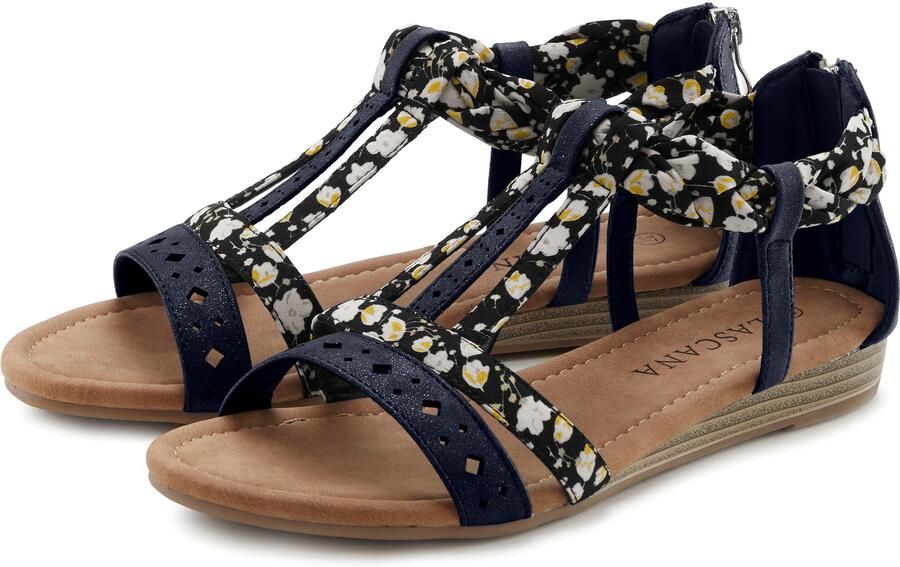 Lascana Sandalen Zomerschoen Sandalette zomerschoen met banden in festival-look VEGAN - Foto 4