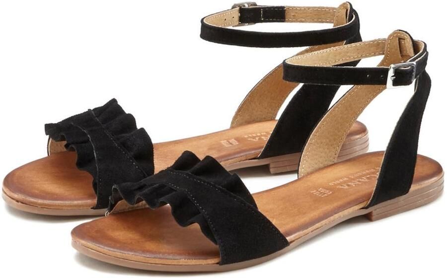 Lascana teenslippertjes in metallic-look - Foto 4
