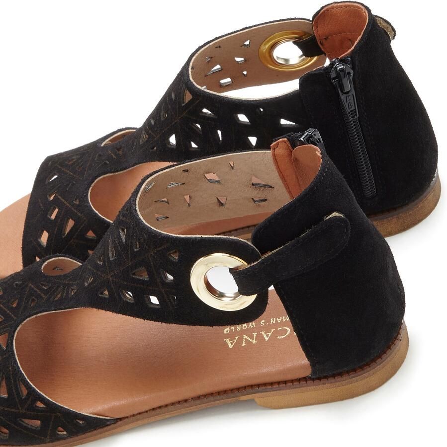 Lascana Sandalen Zomerschoen Sandalette zomerschoen van hoogwaardig leer met uitsparingen - Foto 3