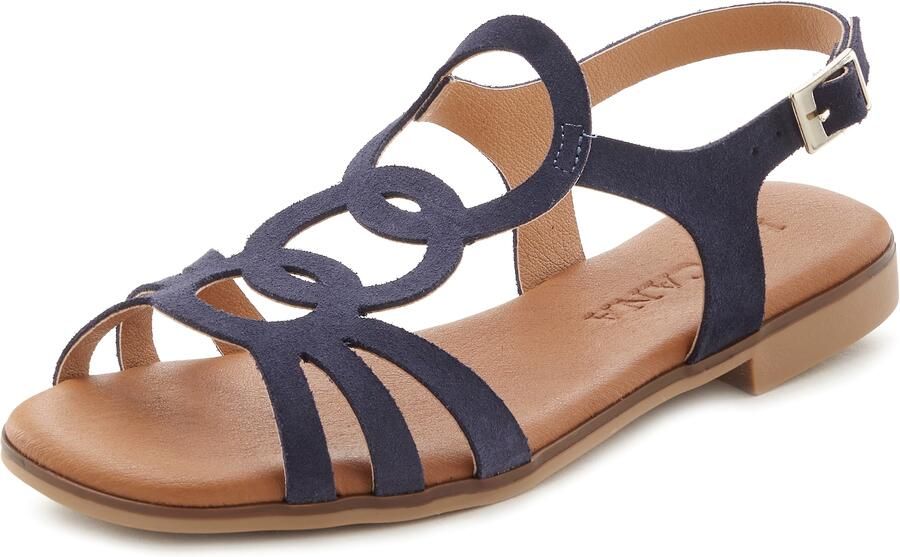 Lascana Sandalen Zomerschoen van hoogwaardig leer sandaal zomerschoen