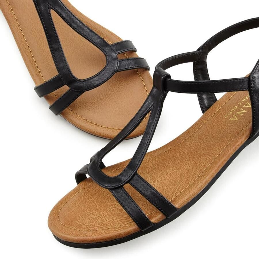 LASCANA Sandalen met riem bruin zwart - Foto 2