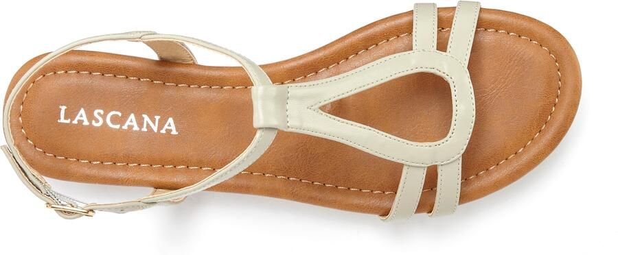 LASCANA Sandalen met riem taupe - Foto 5