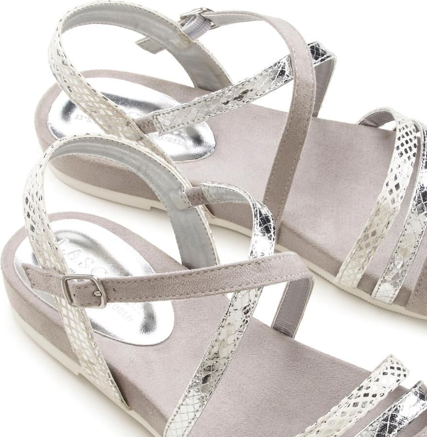 Lascana Sandalen Zomerschoen Sandalette zomerschoen met metallic-look VEGAN - Foto 3