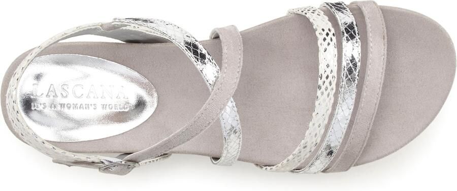Lascana Sandalen Zomerschoen Sandalette zomerschoen met metallic-look VEGAN - Foto 5