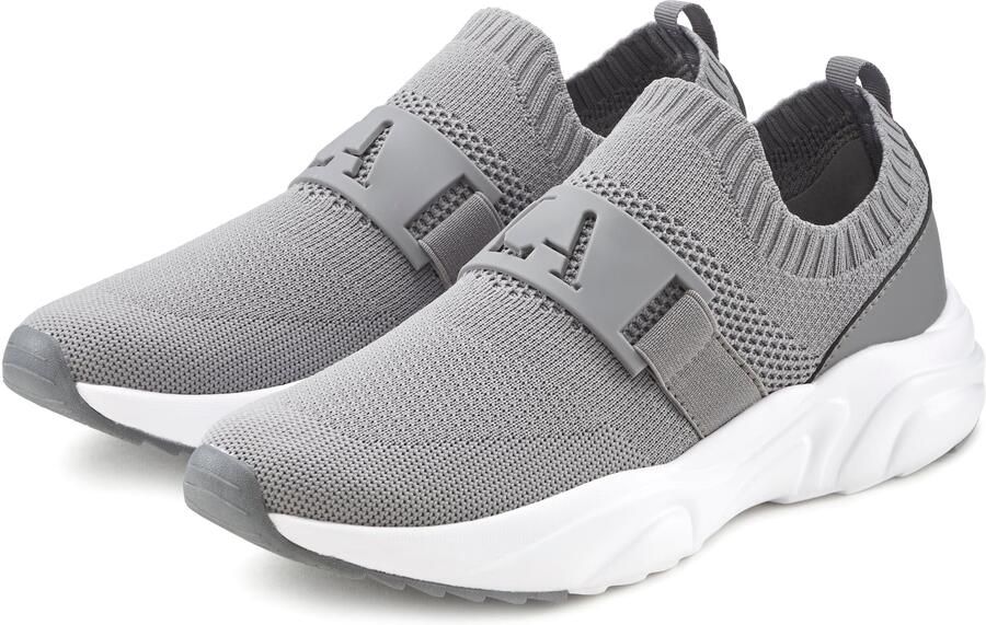 Active by Lascana Sneakers Lage schoen vrijetijdsschoen slipper chunky zool VEGAN - Foto 4