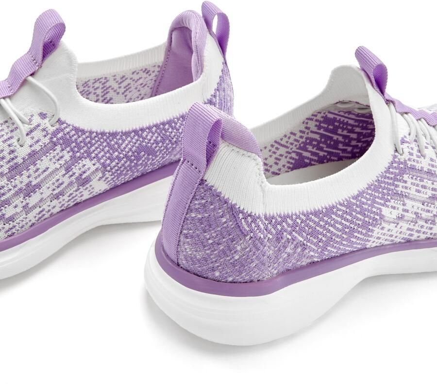 LASCANA Slip-on lila wit - Foto 3