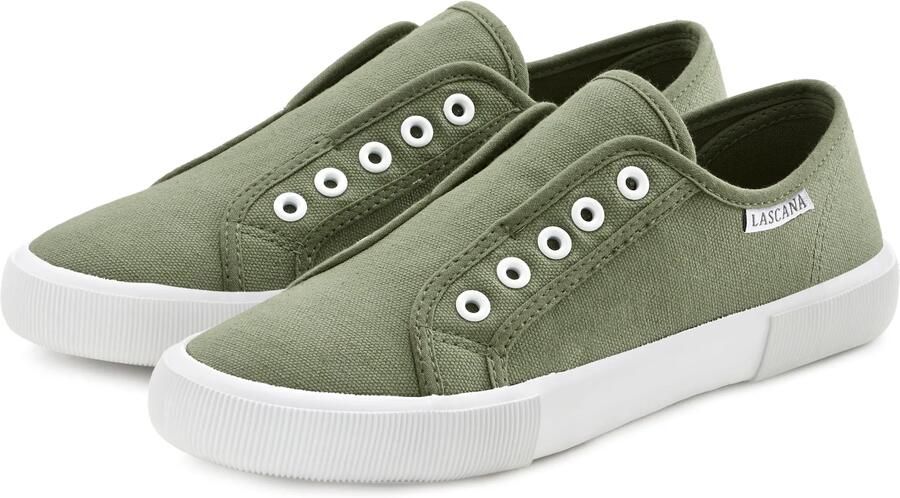 Lascana Sneakers Slipper lage schoen comfortabel om in te stappen VEGAN - Foto 4