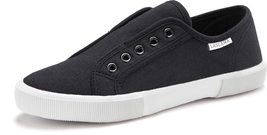 Lascana Sneakers Slipper lage schoen comfortabel om in te stappen VEGAN
