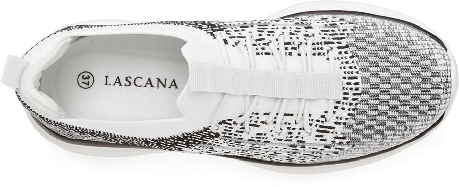 LASCANA Slip-on zwart wit - Foto 5