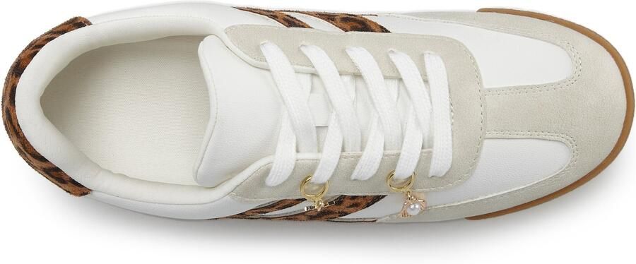 LASCANA Sneakers laag beige bruin zwart wit - Foto 5