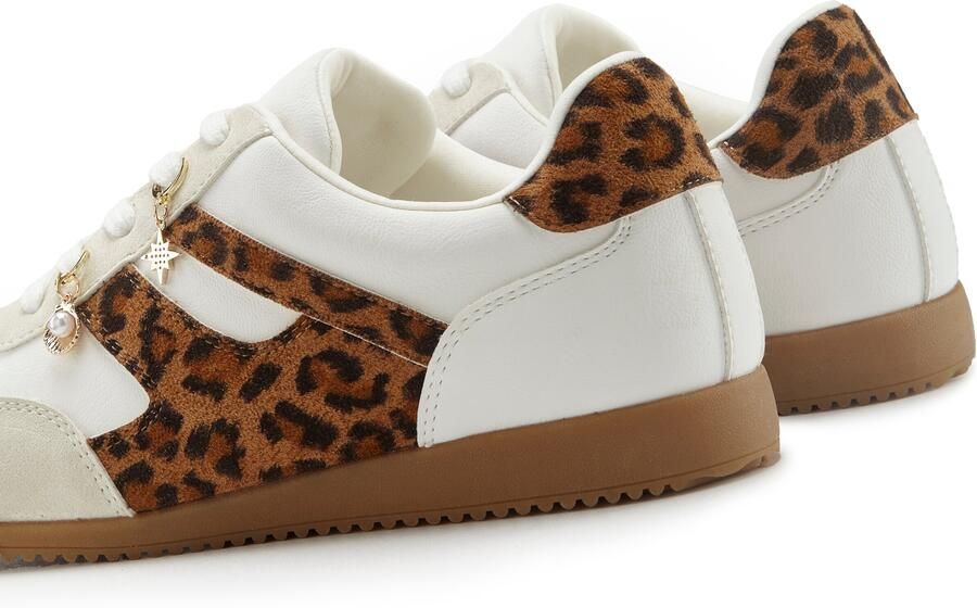 LASCANA Sneakers laag beige bruin zwart wit - Foto 4