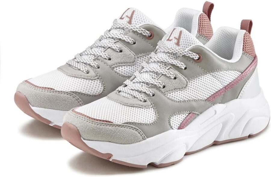 Lascana Sneakers met ultralichte chunky-zool veterschoen vrijetijdsschoen - Foto 4