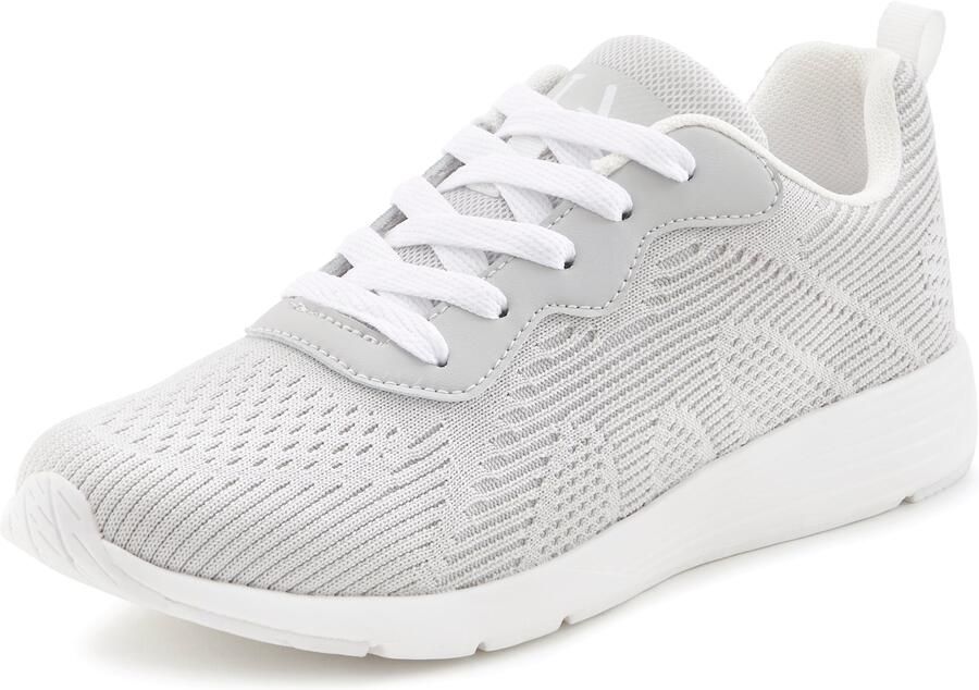 Lascana Sneakers met uitneembare binnenzool vrijetijdsschoen lage schoen vegan - Foto 4