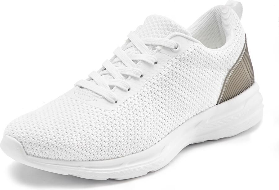 Lascana Sneakers Veterschoen lage schoen vrijetijdsschoen ultralicht VEGAN
