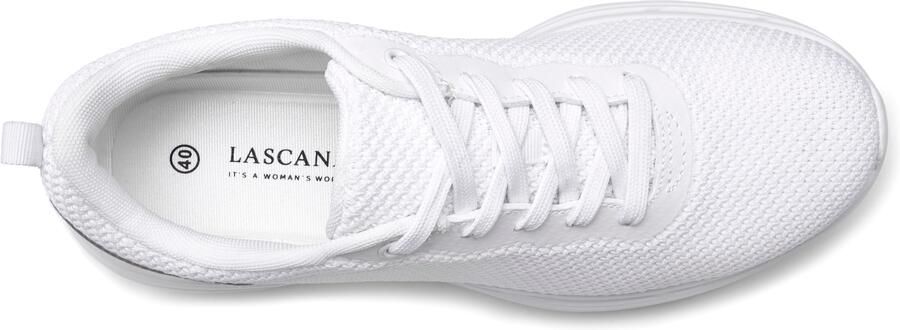 Lascana Sneakers Veterschoen lage schoen vrijetijdsschoen ultralicht VEGAN - Foto 5