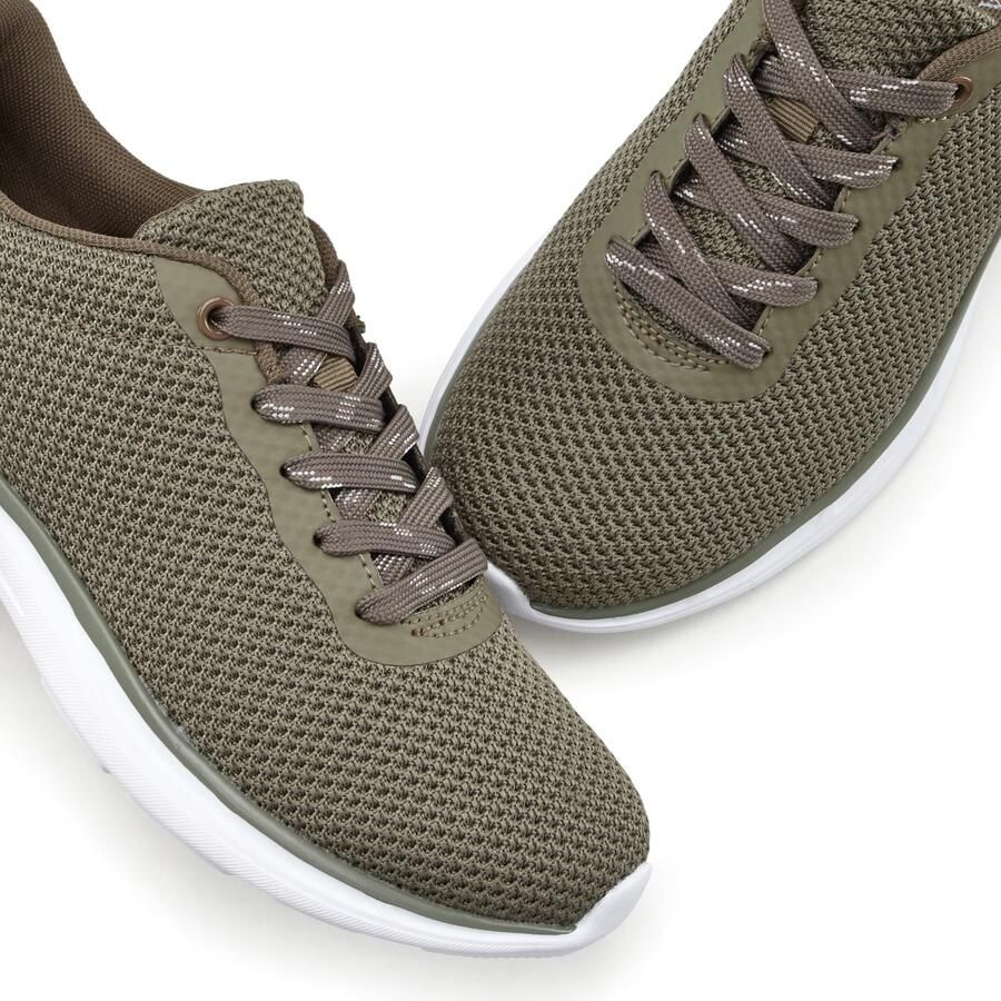 Lascana Sneakers Veterschoen lage schoen vrijetijdsschoen ultralicht VEGAN - Foto 2