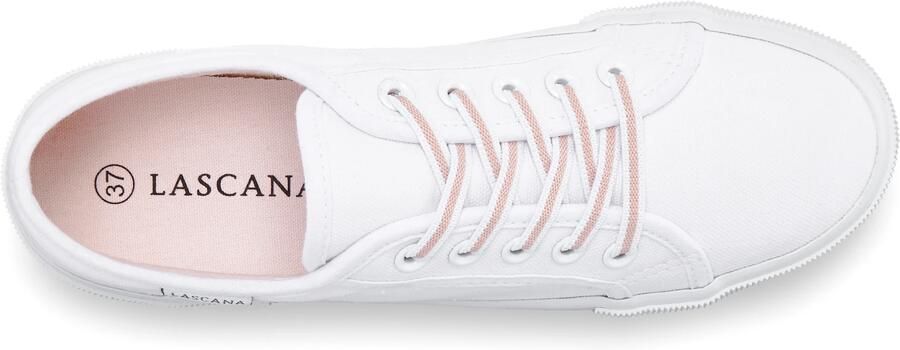 Lascana Sneakers Sneaker veterschoen vrijetijdsschoen om in te stappen met elastische veters vegan - Foto 6
