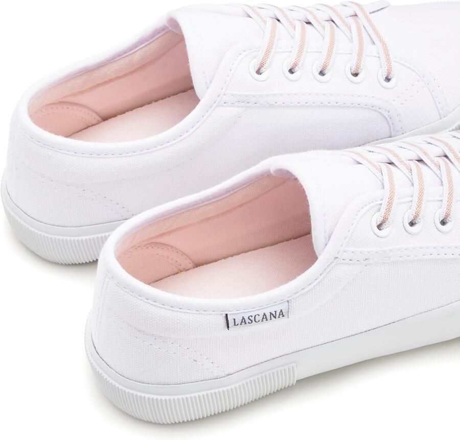 Lascana Sneakers Sneaker veterschoen vrijetijdsschoen om in te stappen met elastische veters vegan - Foto 3
