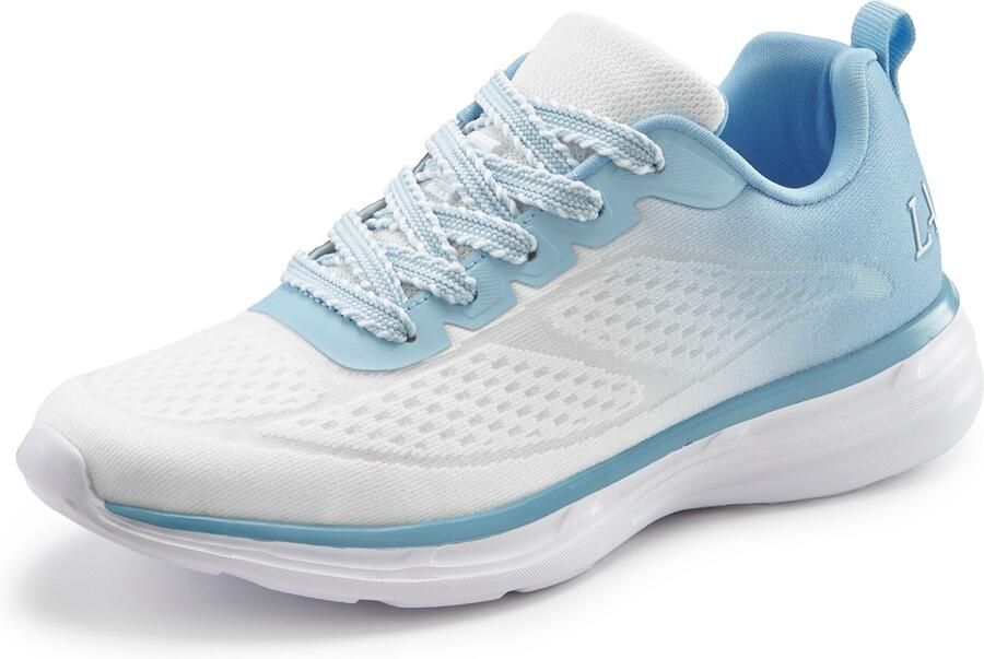 LASCANA Sneakers laag pastelblauw lichtblauw wit