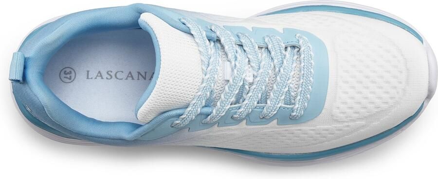 LASCANA Sneakers laag pastelblauw lichtblauw wit - Foto 5