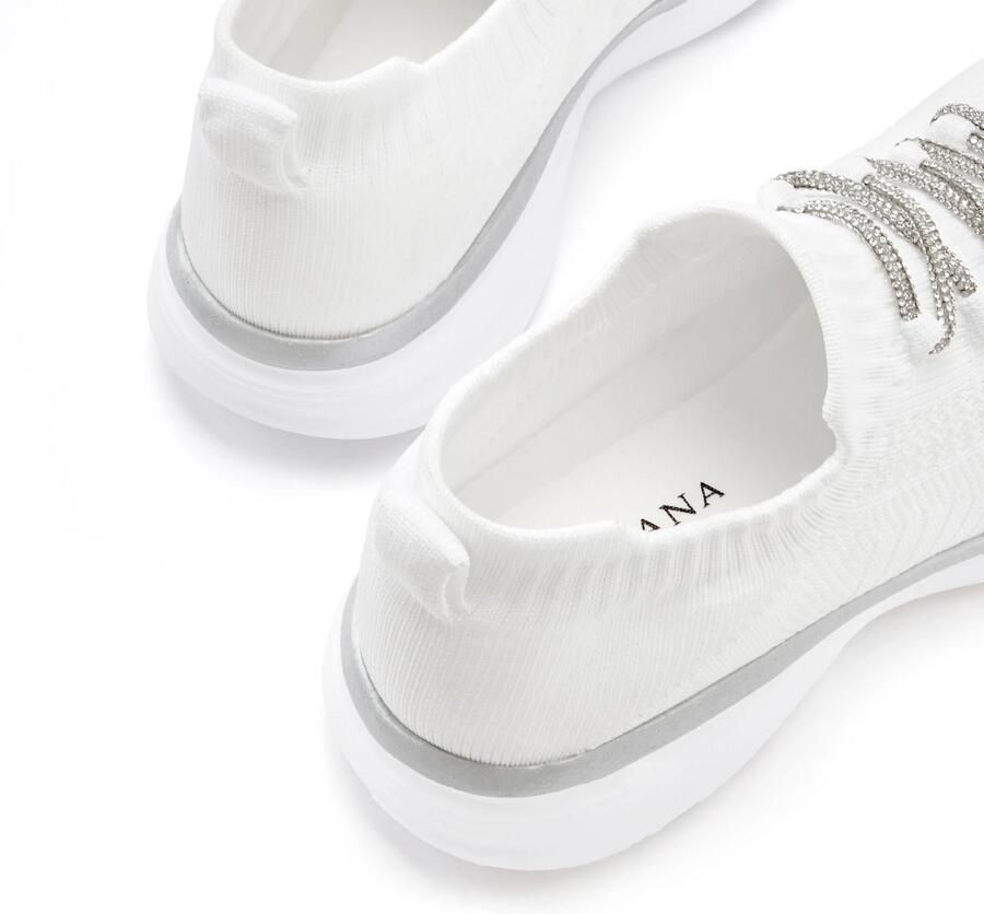 Lascana Sneakers met modieuze glinsterende veters vegan - Foto 3