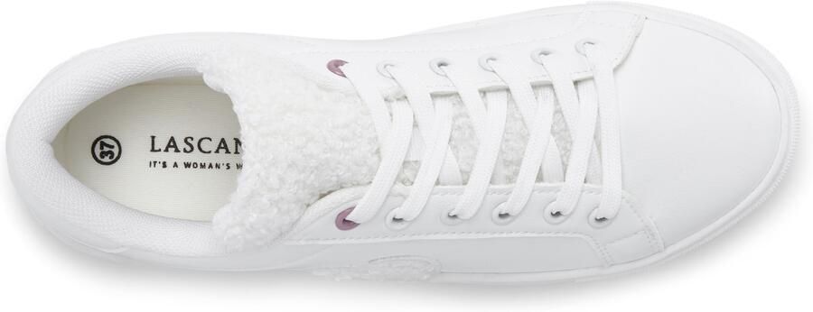 Lascana Sneakers Vrijetijdsschoen lage schoen met kleine hart patch VEGAN - Foto 6