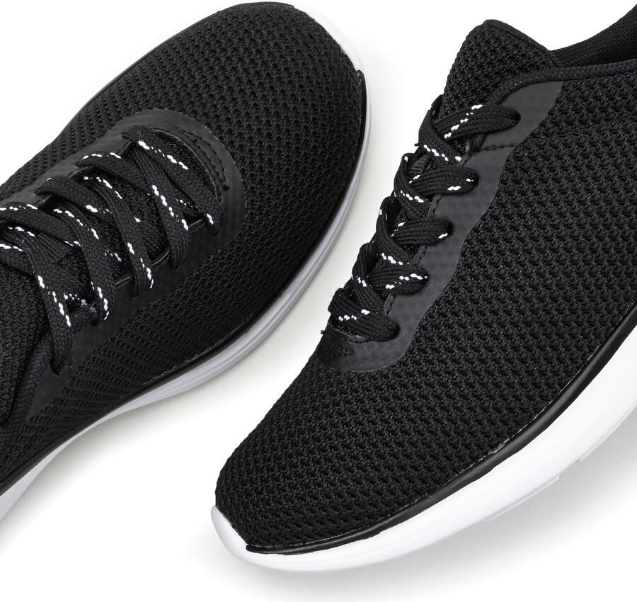 Lascana Sneakers Veterschoen lage schoen vrijetijdsschoen ultralicht VEGAN - Foto 3
