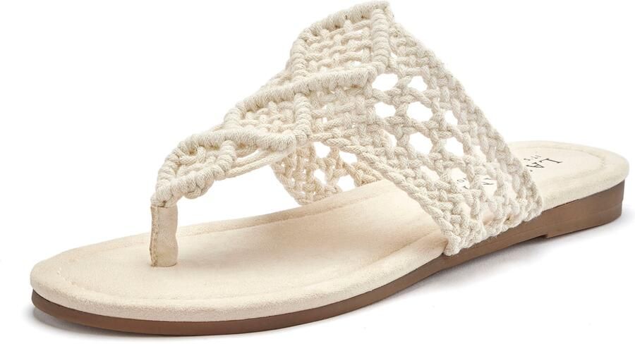 LASCANA Teenslipper beige