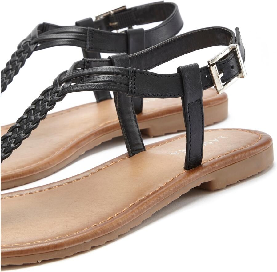 LASCANA Teenslipper beige zwart - Foto 2