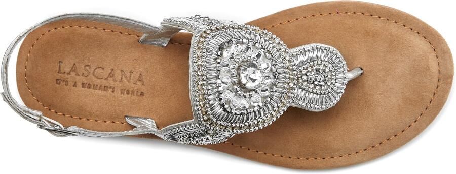 LASCANA Teenslipper bruin zilver - Foto 5