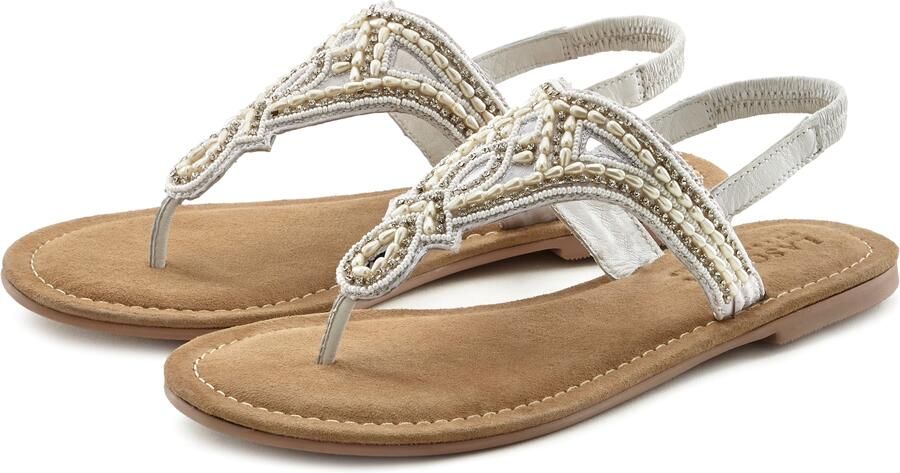 LASCANA Teenslipper crème - Foto 4