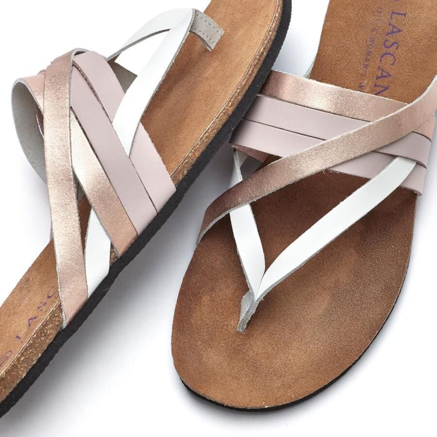 LASCANA Teenslipper rose-goud rosé wit - Foto 2