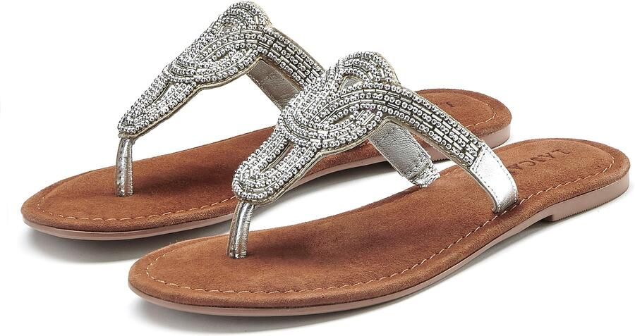 LASCANA Teenslipper zilver - Foto 4