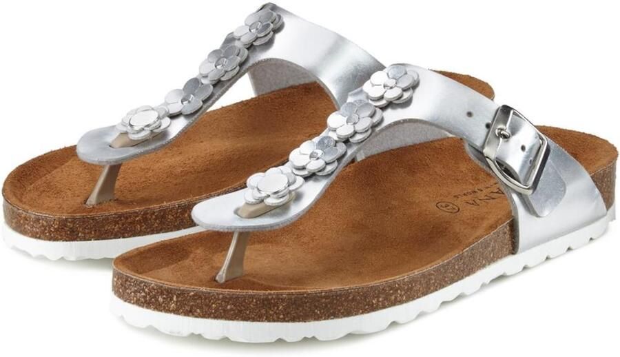 LASCANA Teenslipper zilver - Foto 4
