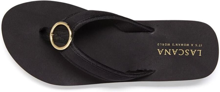 Lascana Badslippers Sandaal pantoffel Teenslipper badschoen met ringapplicatie "Italy" VEGAN - Foto 6