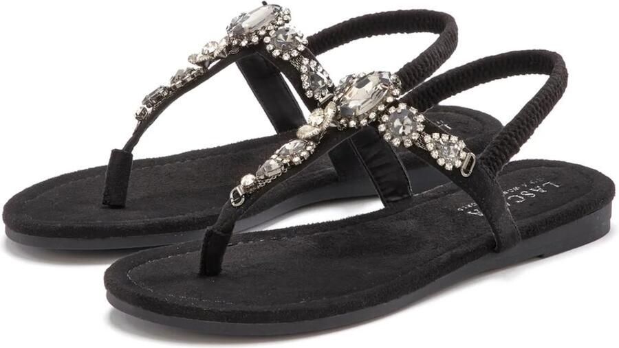 LASCANA Teenslipper zwart - Foto 5