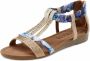 Lascana Sandalen Zomerschoen Sandalette zomerschoen met versiering en kleine sleehak VEGAN - Thumbnail 2